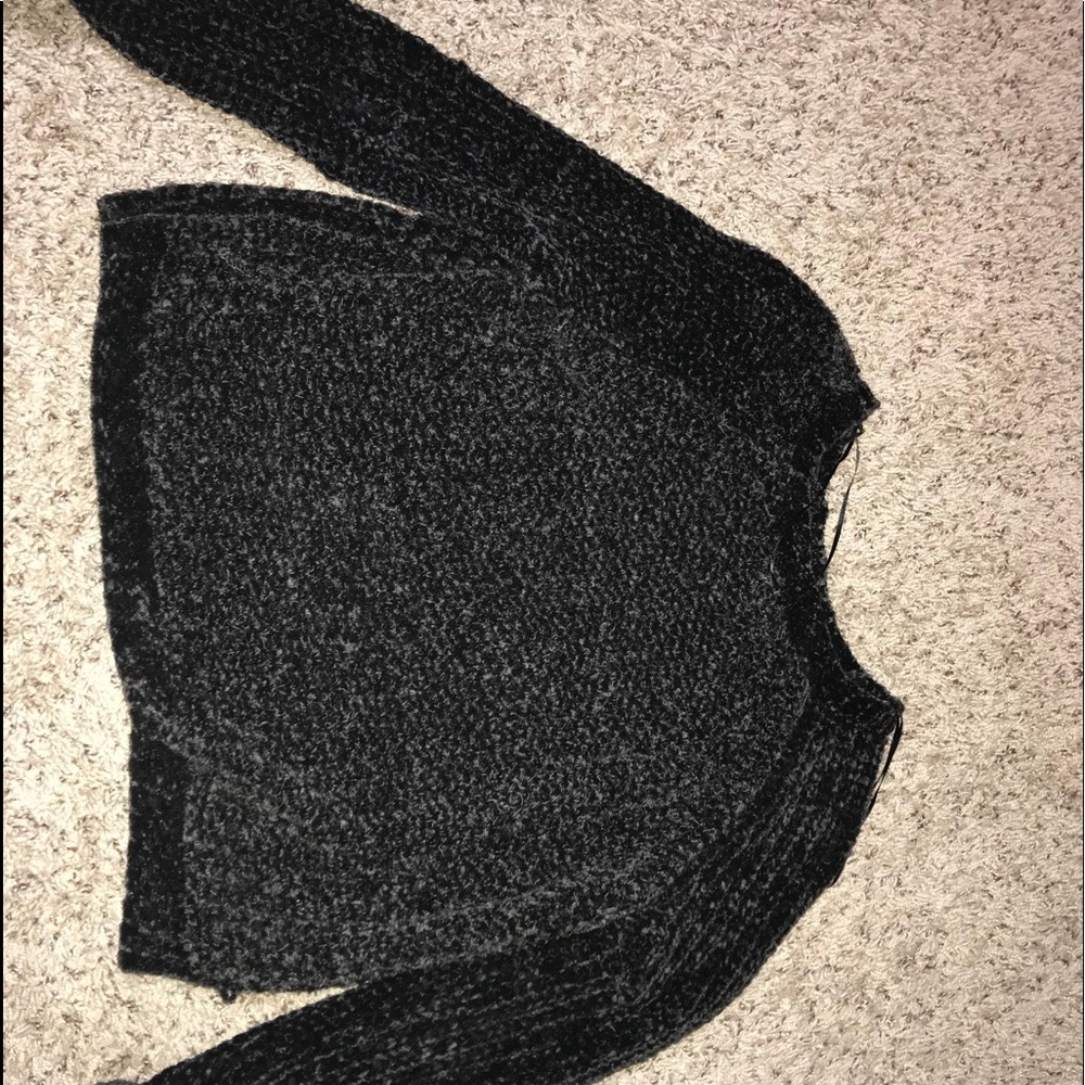 Black & Grey Knit Sweater by Adam Levine